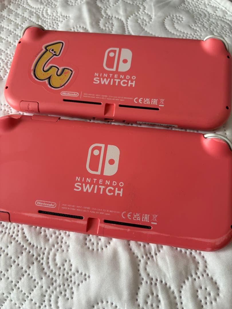 ◆ジャンク品 Nintendo Switch Lite ピンク 本体2台