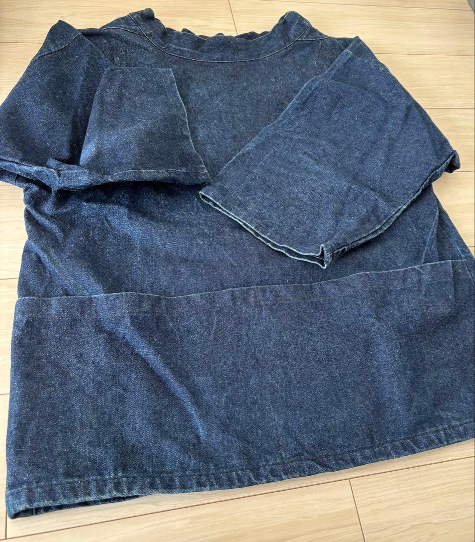 フィッシャーマンスモック　デニム　タグ無し