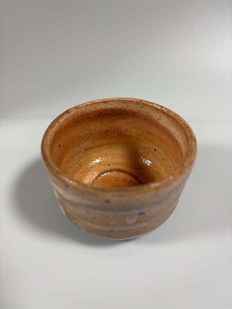 唐津焼　福田忠夫造　紅粉引　ぐい呑　無名窯　酒器