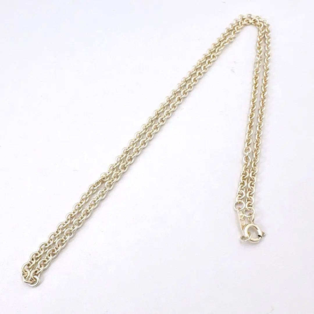 極美品 ティファニー 太め チェーン 45cm ネックレス シルバー925