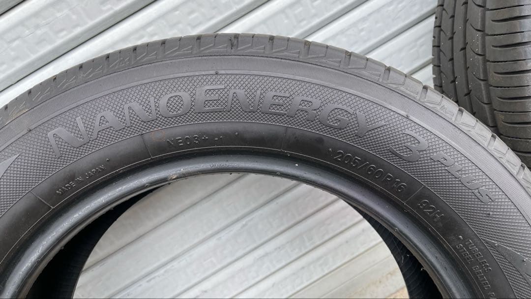 TOYO NANOENERGY 3 PLUS 205/60R16 中古品 4本