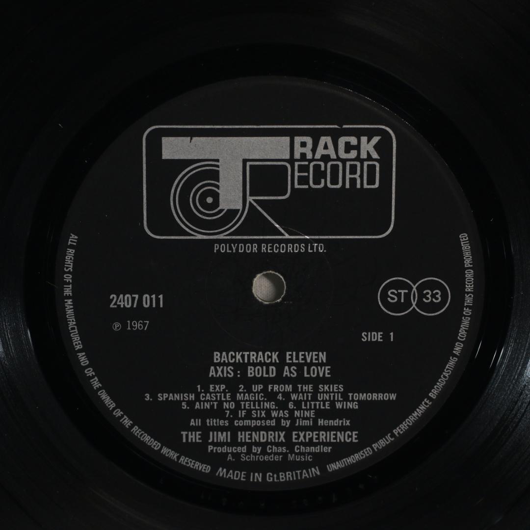 英LP The Jimi Hendrix Axis: BoldAsLove 11