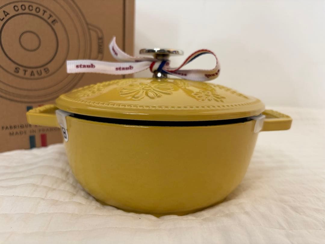 〈新品〉ストウブ　ワナベS マーガレット　シトロン