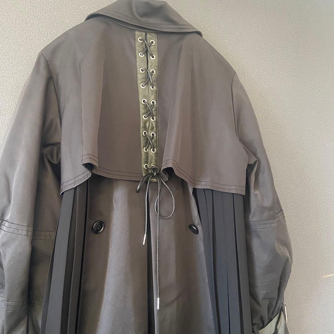 未使用★Ameri★BALLOON SLEEVE PLEATS TRENCH★