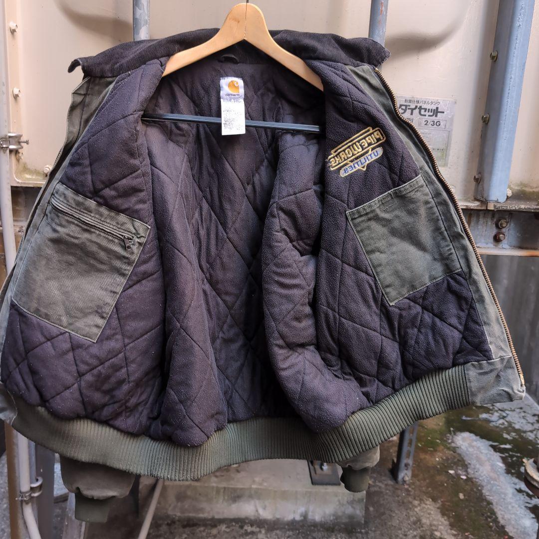 Carhartt サンタフェボンバージャケット　J165MOS グリーン