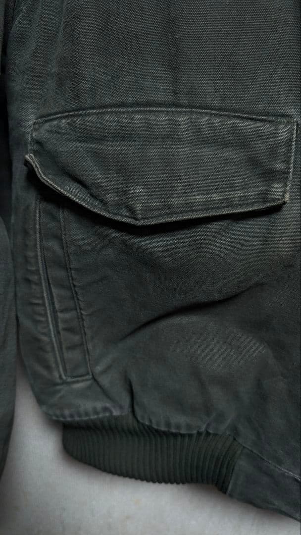 Carhartt サンタフェボンバージャケット　J165MOS グリーン