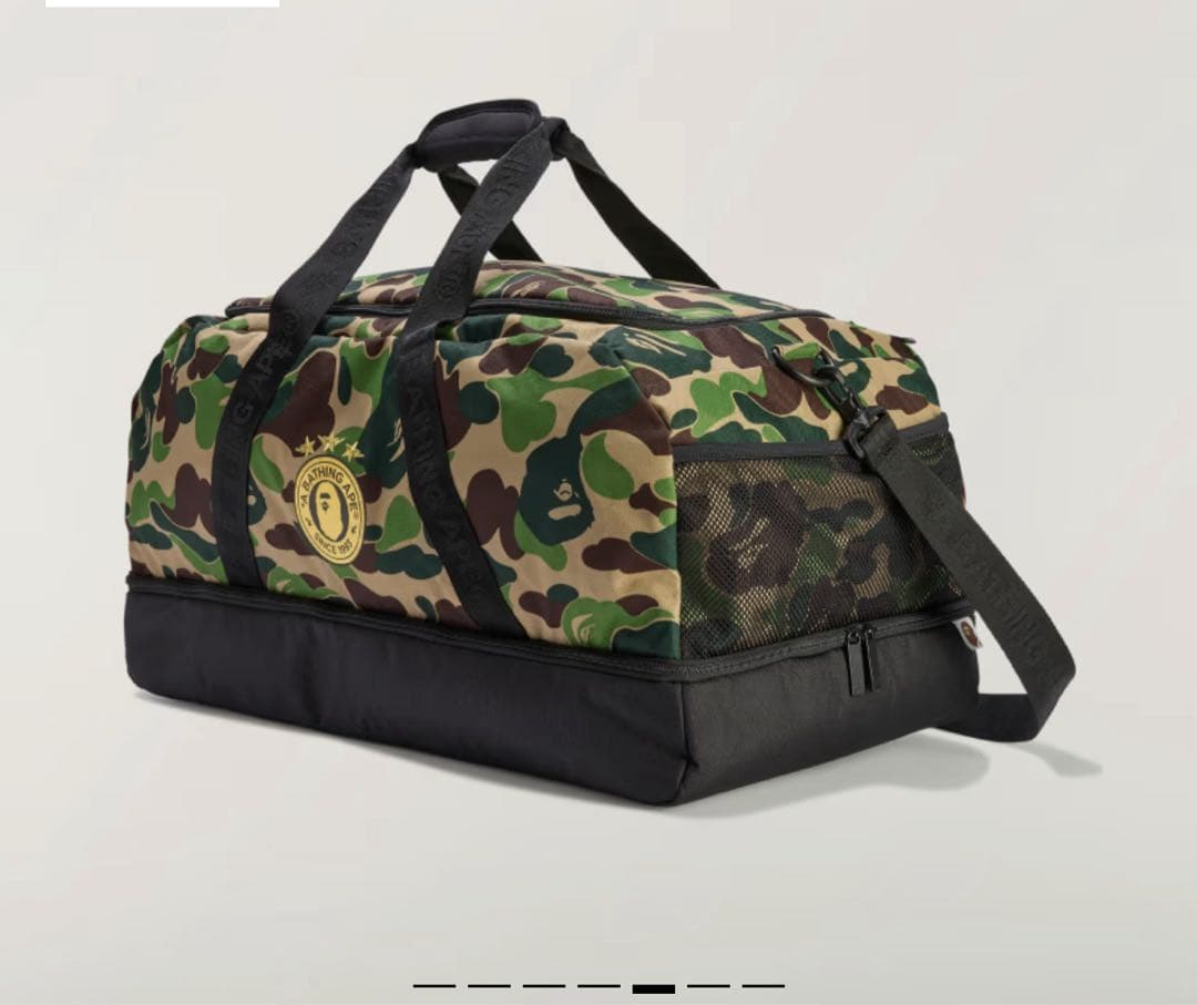 adidas BAPE DUFFLE BAG クルーグリーン