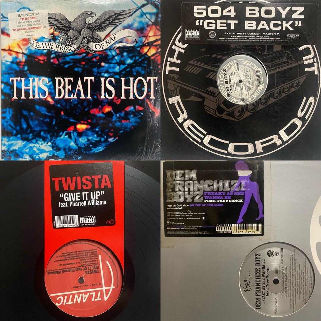 大量箱売り SOUTH HIPHOP レコード 60枚セット　まとめ売り サウス