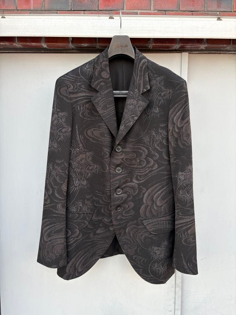 Yohji Yamamoto POUR HOMME 22aw 龍抜染セットアップ