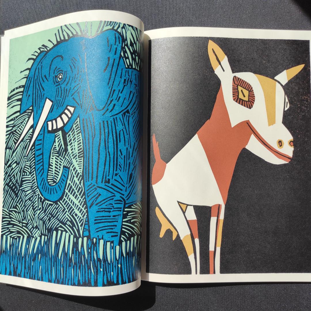 Volker Pfuller \"Tierlein \" リノカット 限定500部