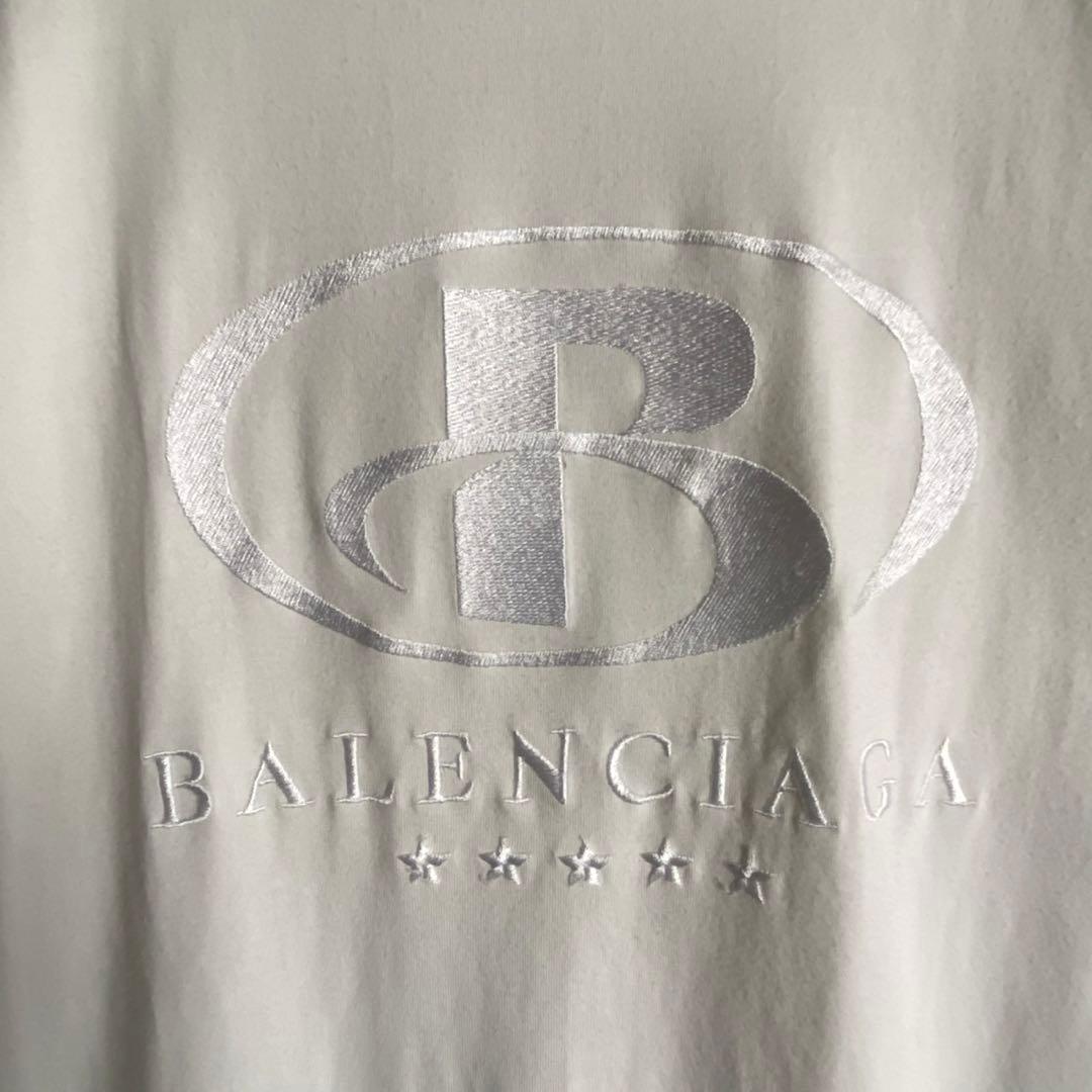 バレンシアガ BALENCIAGA 半袖 刺繍ロゴ Tシャツ メンズ 3