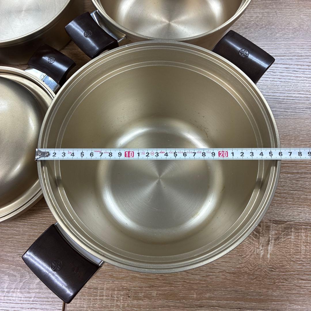 しばのキッチン　ゴールド セット　シバノキッチン 両手鍋 調理器具