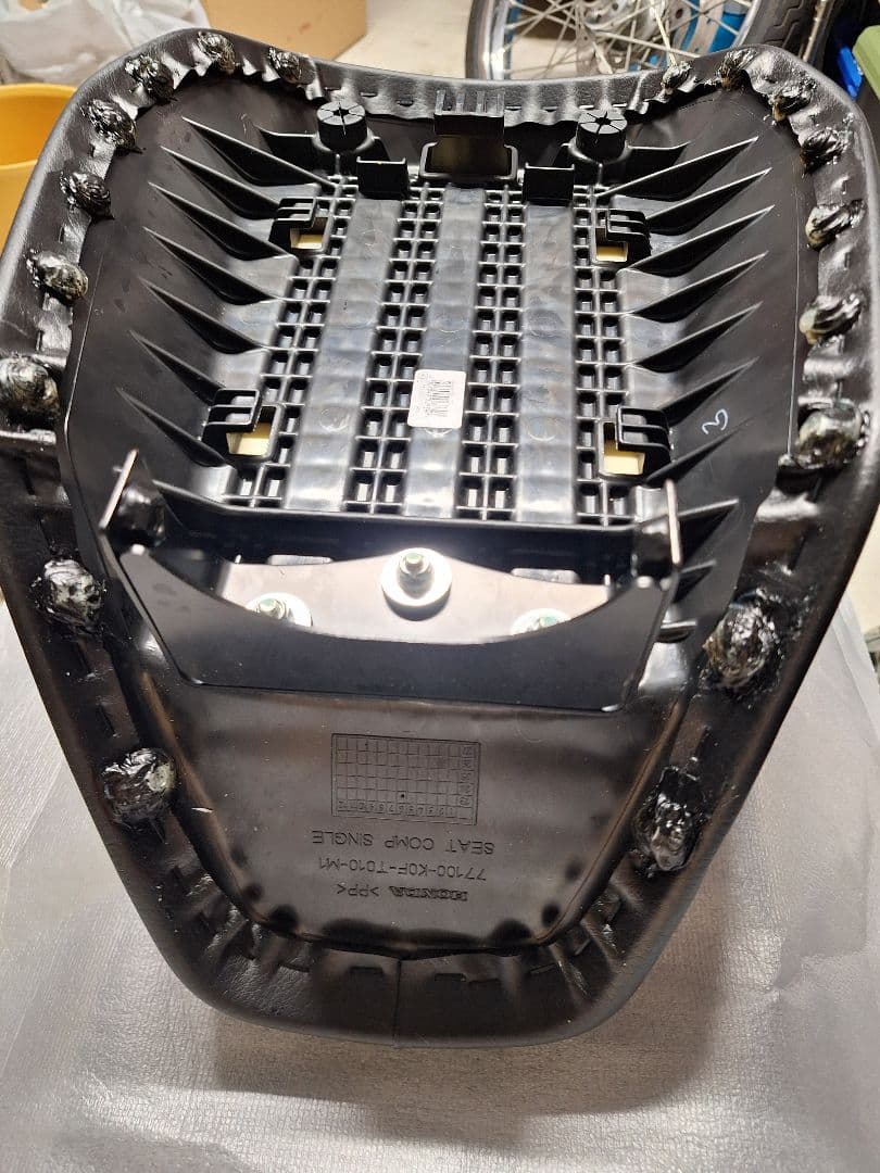 HONDA モンキー125純正チェックシート　リベット加工済み