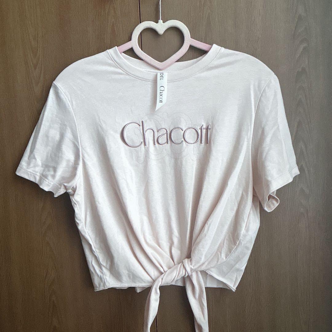 SNIDELスナイデルChacottSustainableロゴTシャツLBEG