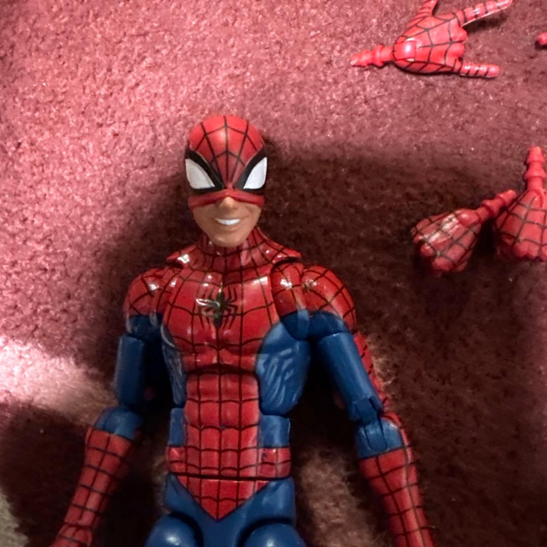スパイダーマン フィギュアセット 交換用パーツ付き