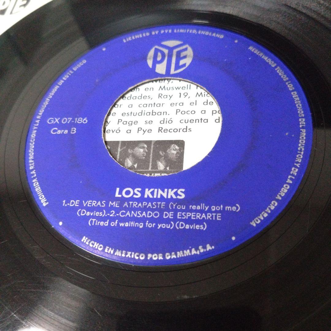 キンクス LOS KINKS メキシコ盤EPレコード the kinks