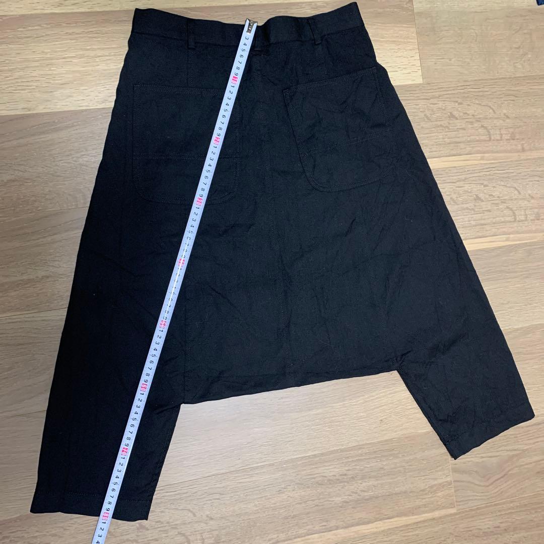 COMME des GARÇONS ブラック サルエルパンツ XS