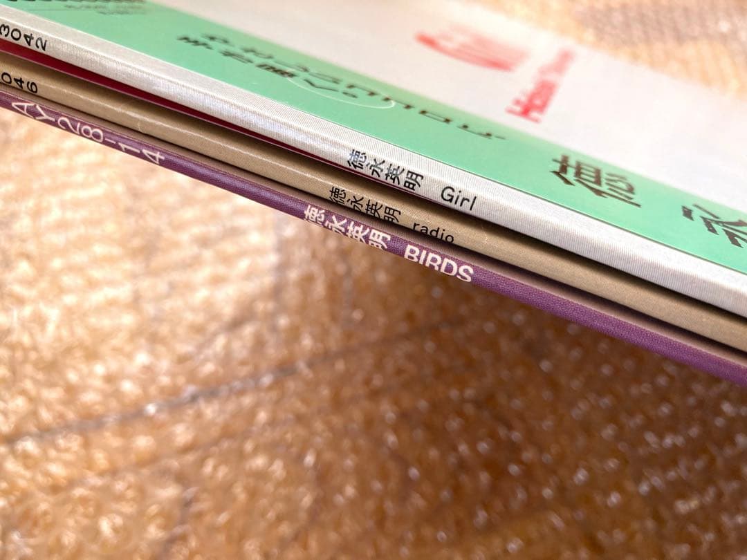 【美品良品】LP 徳永英明 / ガール　ラジオ　バーズ　まとめて