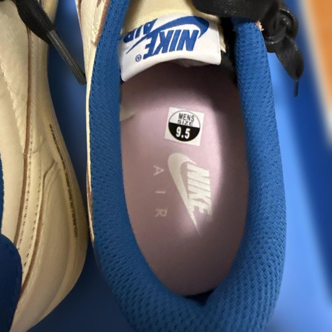靴 Travis Scott fragment Jordan 1 Low 27.5