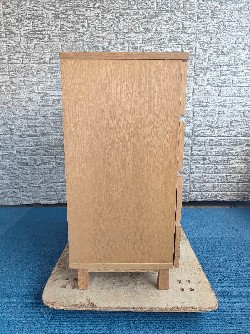 MUJI 無印良品 チェスト 4段 整理タンス オーク材