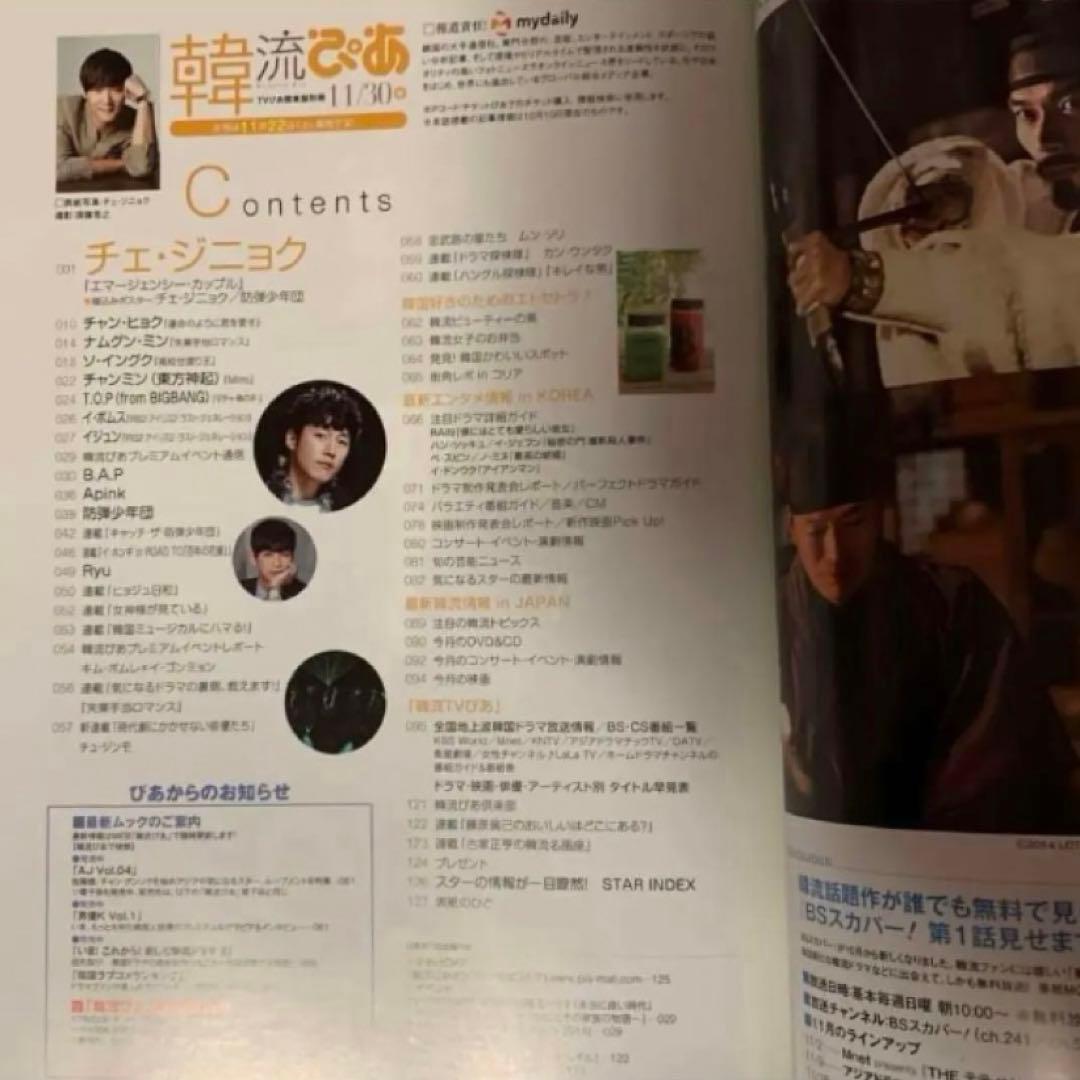 韓流ぴあ　2014 貴重