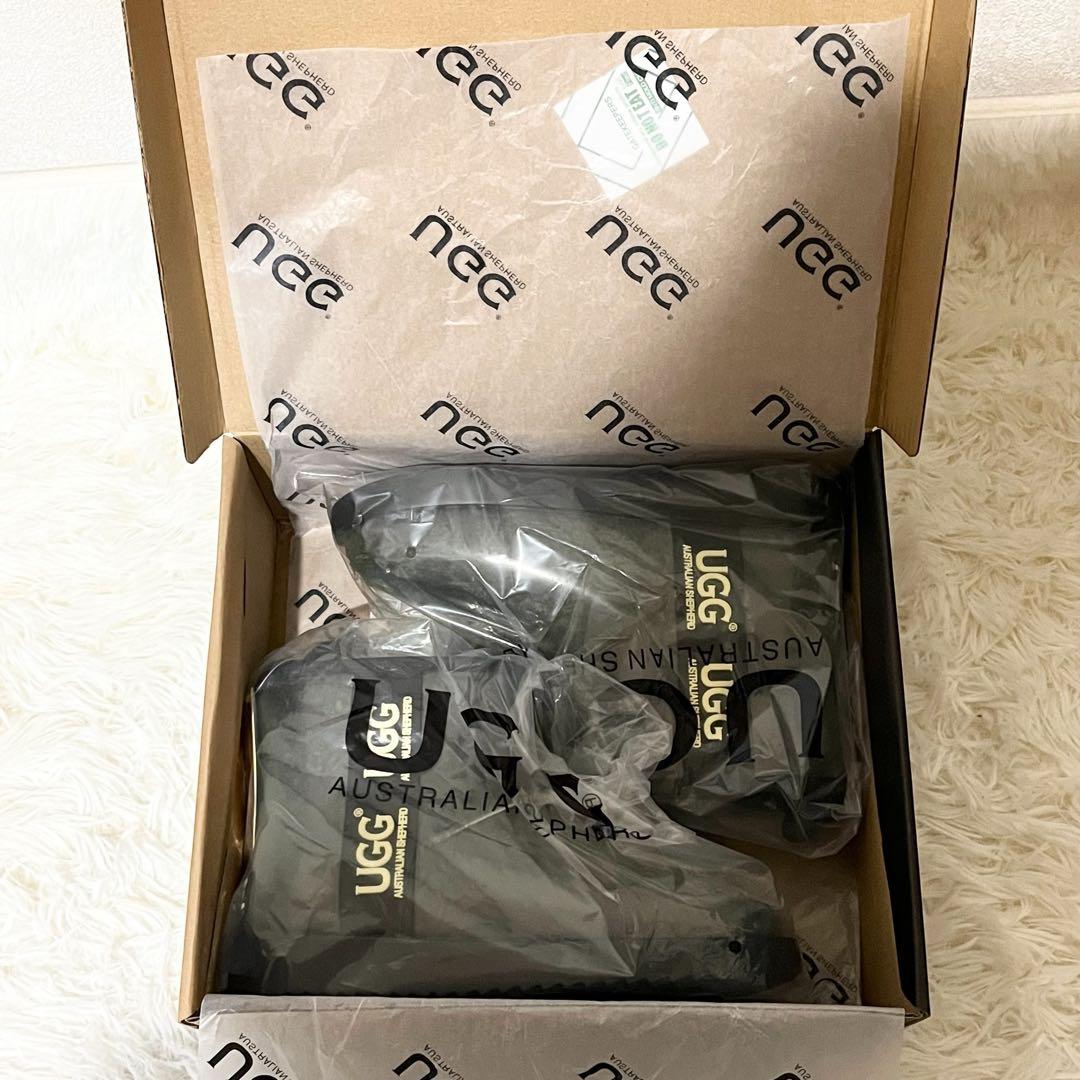 新品タグ付✨UGG アグ　レインブーツ　スノーブーツ　24cm