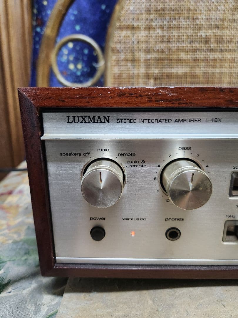 フルレストア！極上完動超美品！LUXMANプリメインアンプL-48X