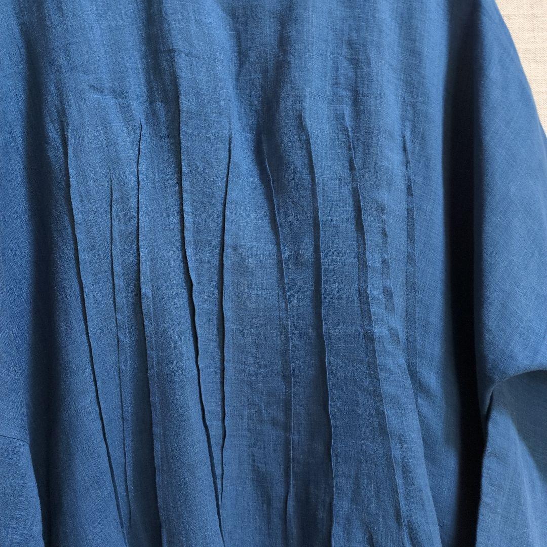 afa真砂三千代さんの麻100%藍染のジャケット