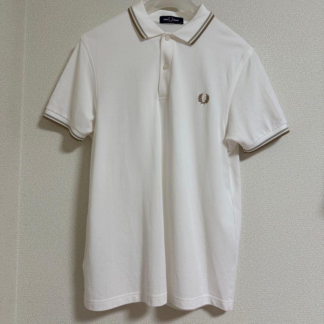 美品　フレッドペリー　ポロシャツ　M3600 ベージュ