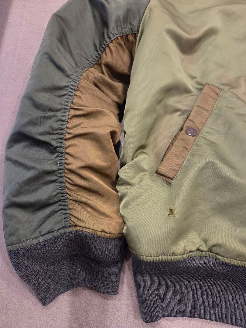 BAL × ALPHA INDUSTRIES MA-1XL バルアルファ カーキ