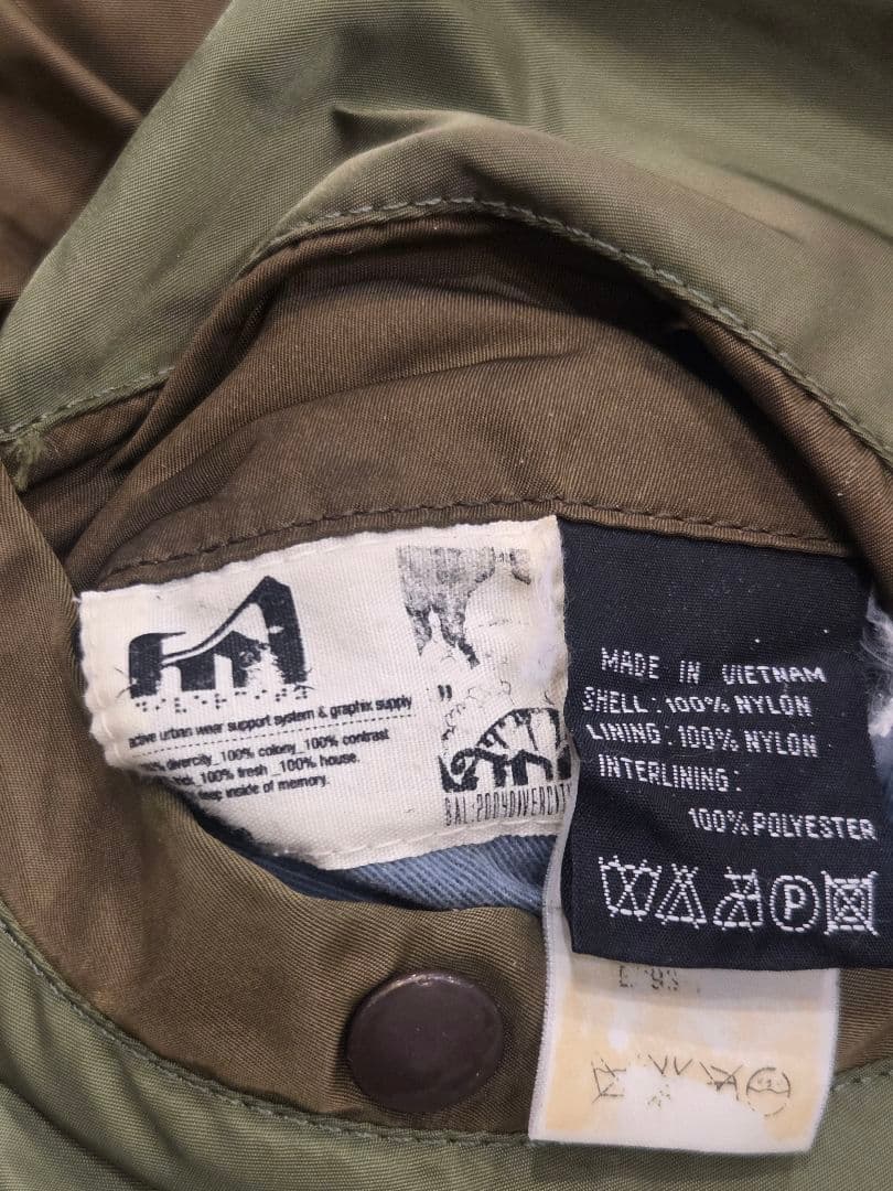 BAL × ALPHA INDUSTRIES MA-1XL バルアルファ カーキ