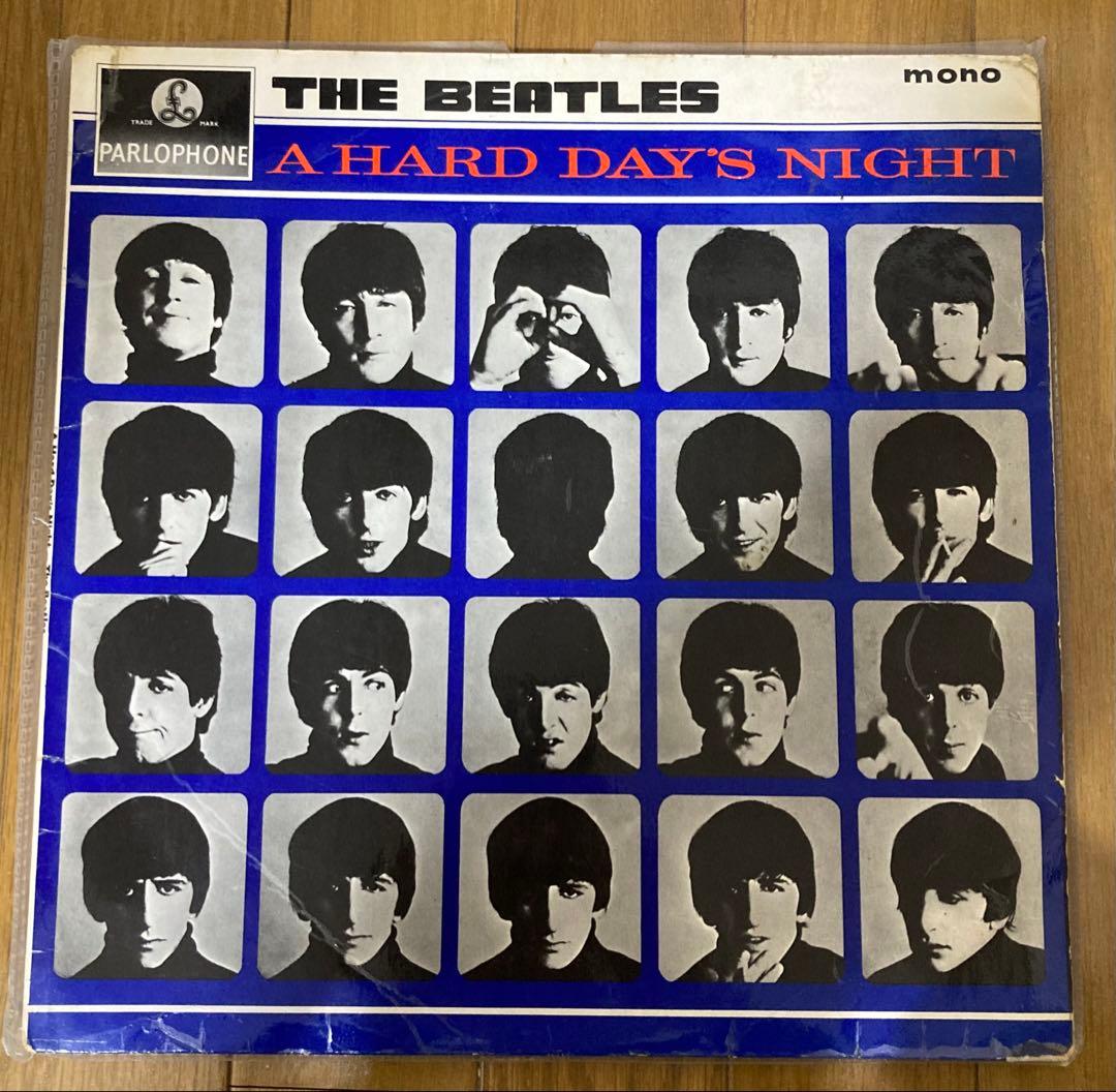 稀少デンマーク初回Mono極品Beatlesハードデイズナイトビートルズレコード