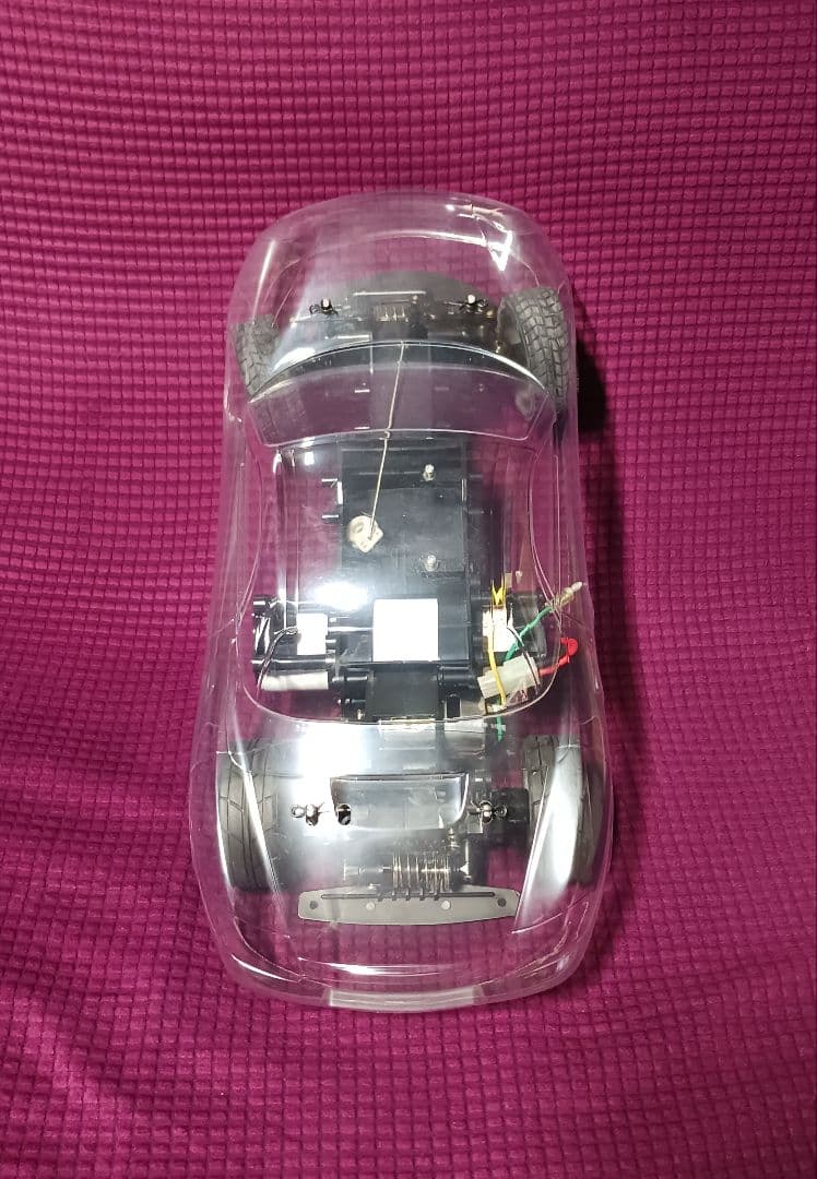 TAMIYA Porsche Boxster ラジコンカー(組み立て途中品)