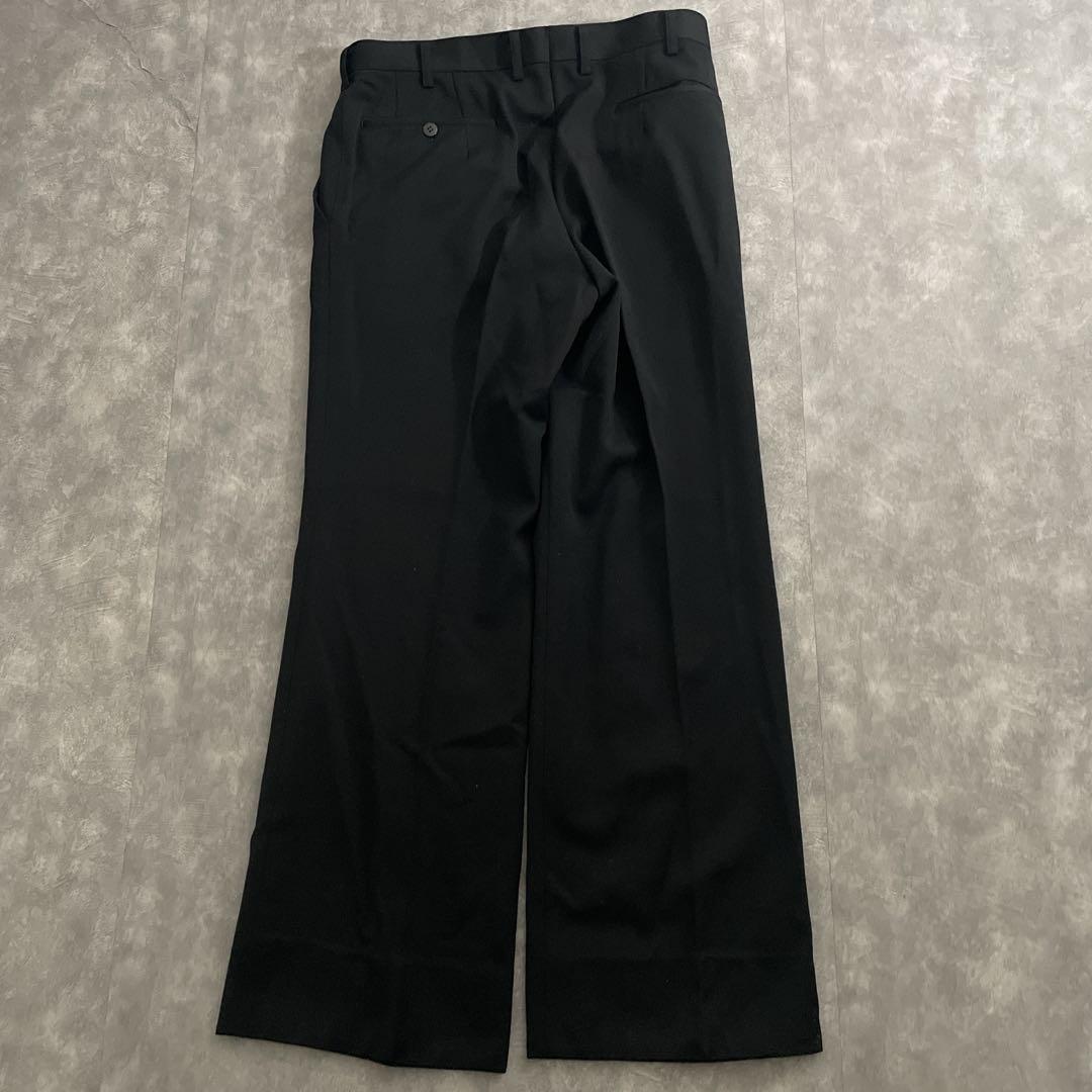 極上 漆黒ウール 黒金ボタン ダブルブレストスーツ のみ