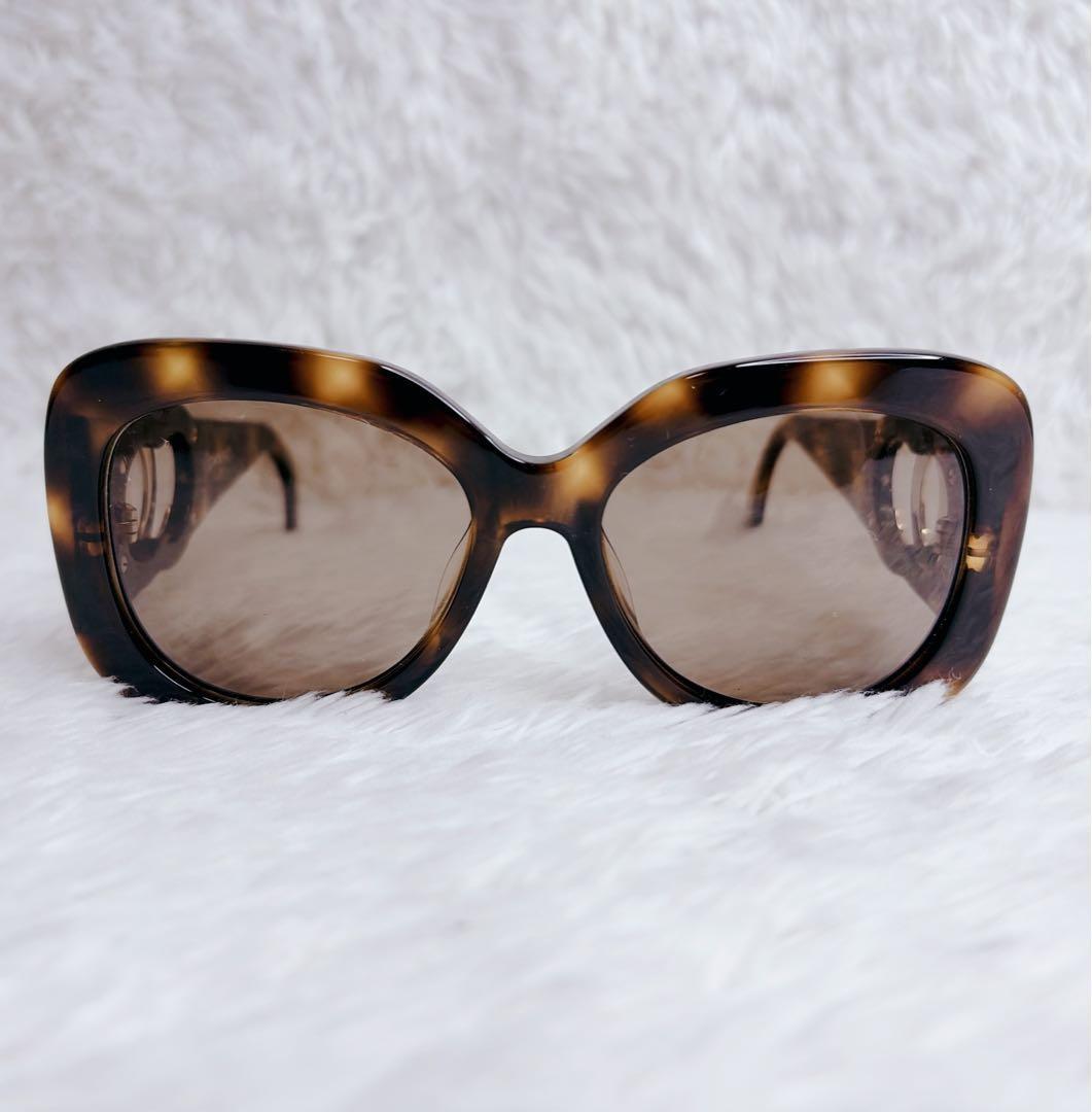 小物 CHANEL archive sunglasses big coco gold