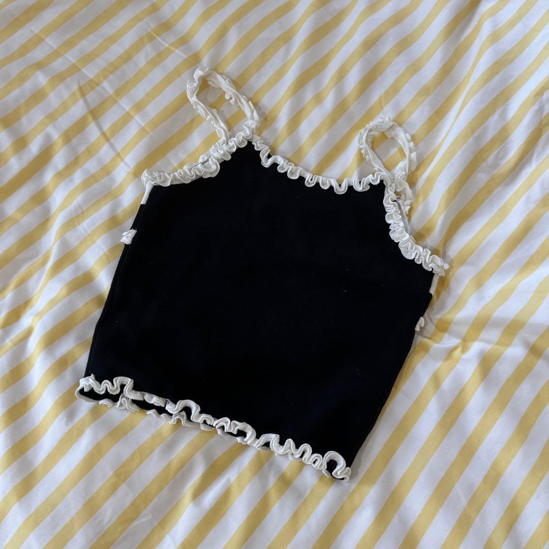 Aさん　theredthread s bicolor knit camisole