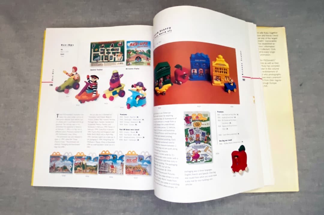 レア美品 McDonald's マクドナルド ミールトイコレクションガイド 洋書