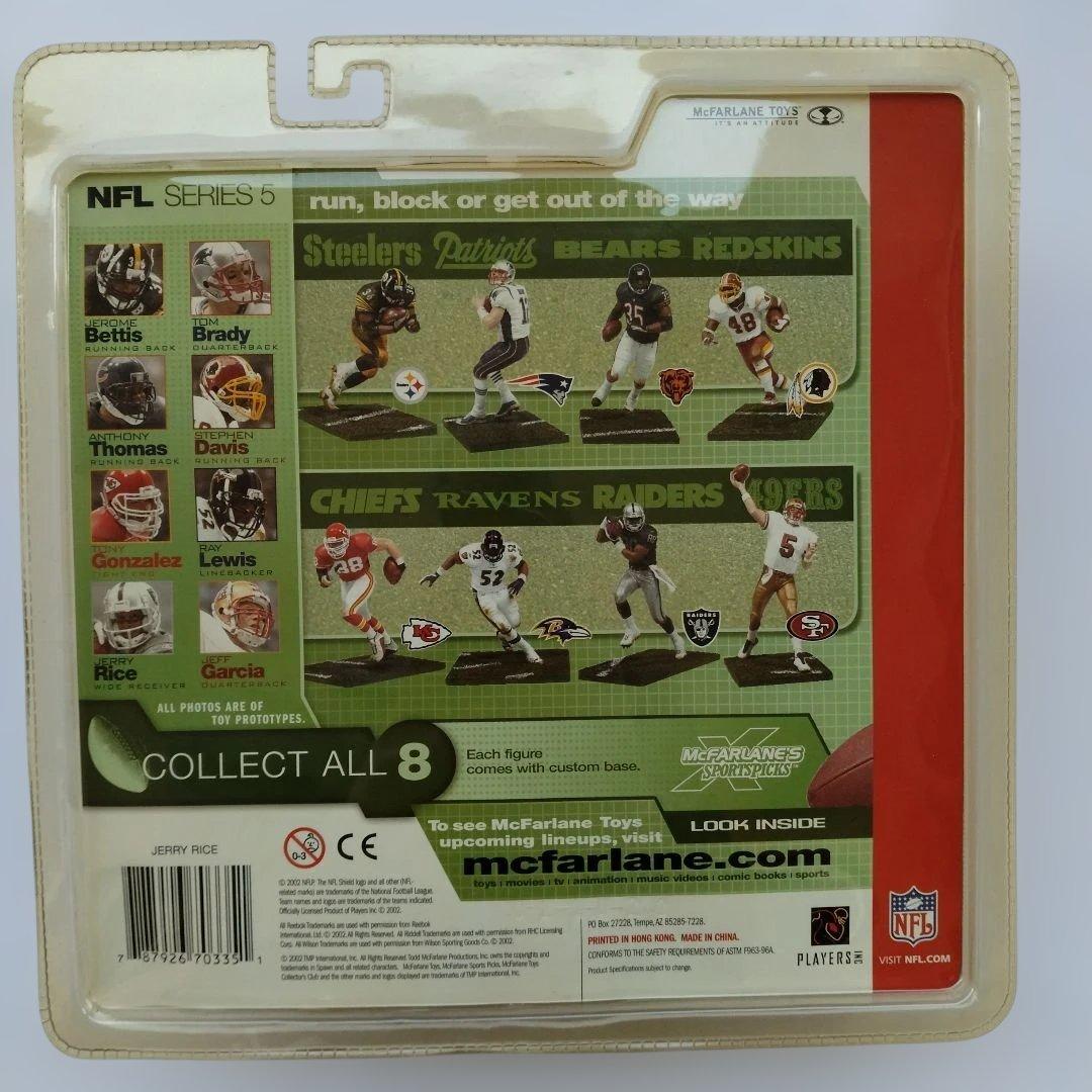 ホ*ン様 (バリアント/未開封品)マクファーレンNFL ジェリー・ライス フィギ