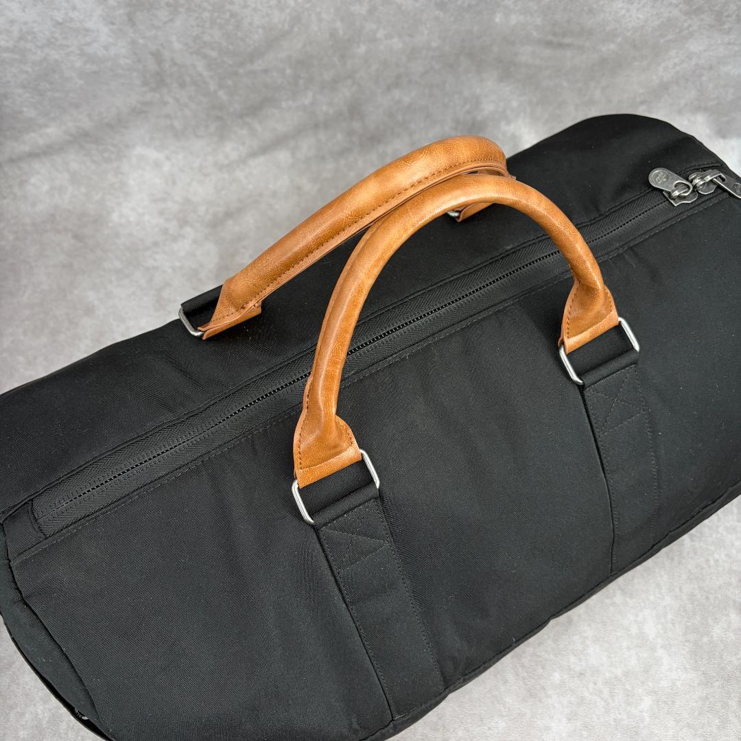 【良品✨】ピーケージー ビショップ 2way ボストンバッグ ハンド 大容量 黒