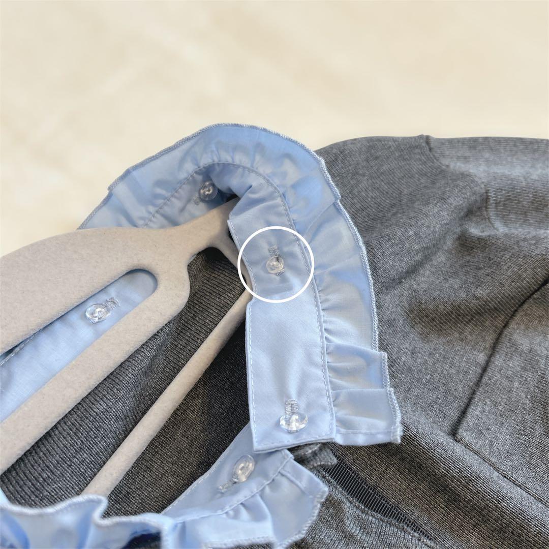 【 eimy istoire 】Attached collar ニットジャケット