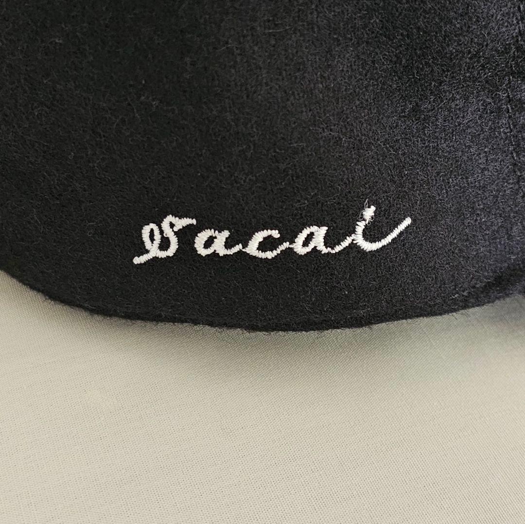 sacai Dr.Woo スパイダー 刺繍キャップ