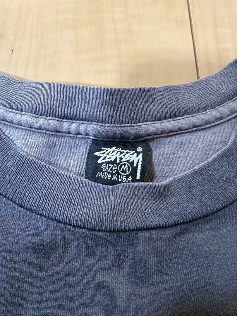 STUSSY ダークグレー Tシャツ M