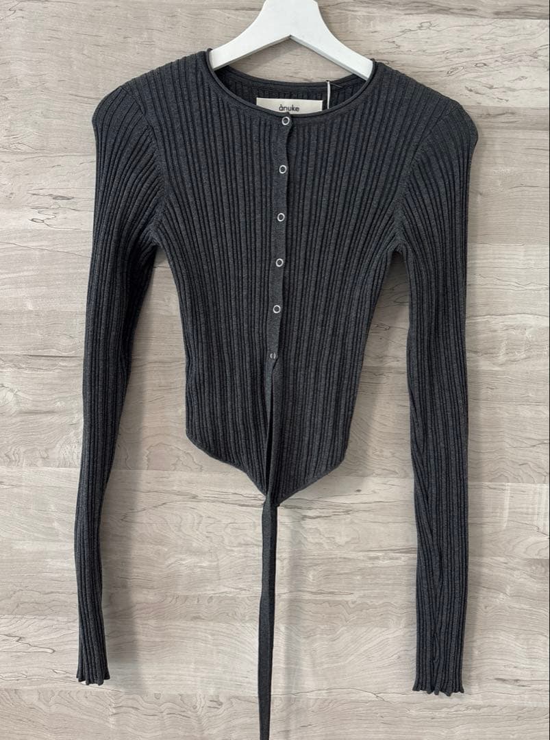 Cachecoeur Knit Cardigan anuke アヌーク　グレー