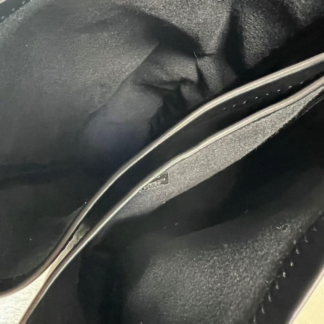 【美品】ZARA ロングブーツ ブラック 37 24cm レザー　ニーハイ　厚底
