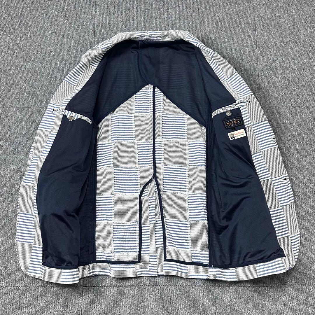 BEAMS PLUS パッチワーク テーラードジャケット ビームスプラス