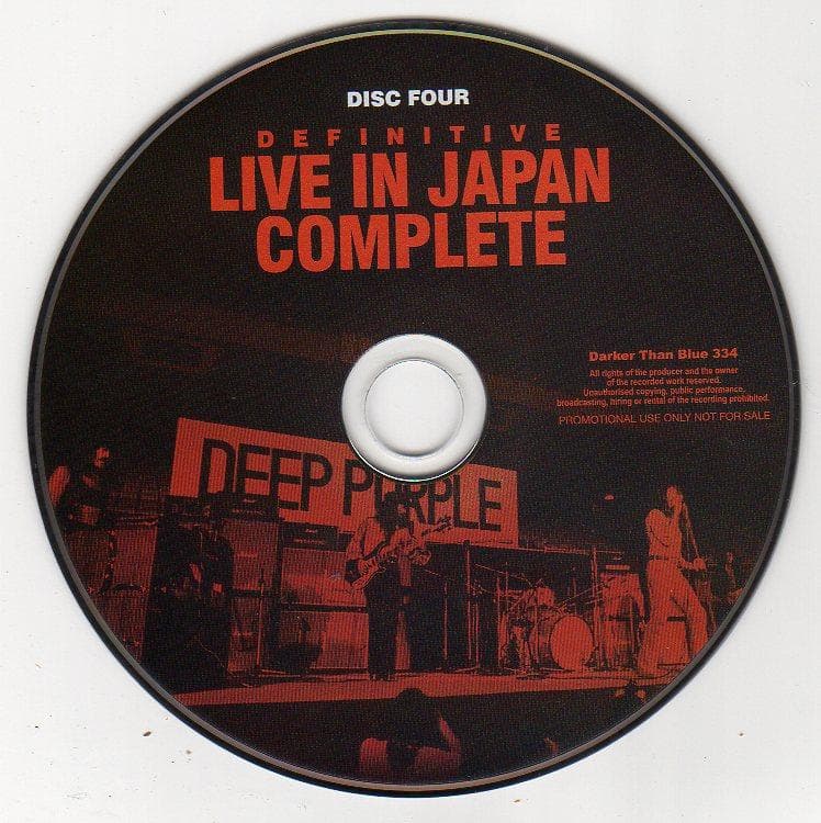 洋楽 DEEP PURPLE / DEFINITIVE LIVE IN JAPAN