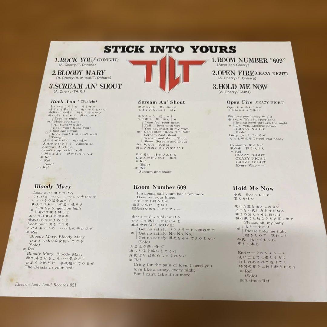 邦楽 TILT STICK INTO YOURS