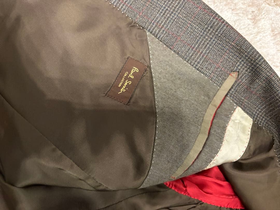 Paul Smith テーラードジャケット グレー チェック柄