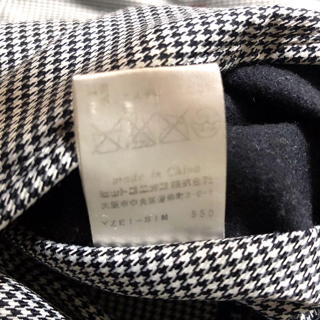 良品‼️ 千鳥 リバーシブル ロゴ 刺繍 キルティング L ブルゾン