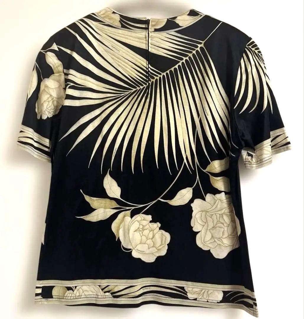 【美品】LEONARD フラワー柄 半袖Tシャツ　サイズ M